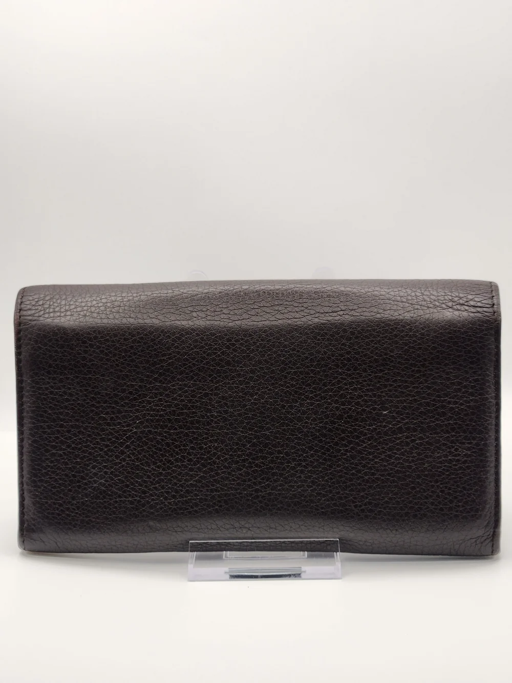 Authentic GUCCI Vintage Web Accent Leather Continental Wallet + COA + Dustbag